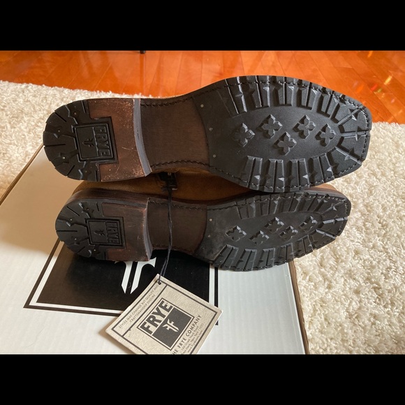 Frye Mens Brown Suede Boots - Picture 4 of 4